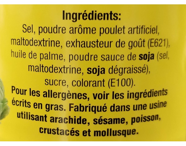POUDRE ASSAISONNEMENT POULET