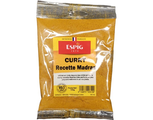 POUDRE DE CURRY MADRAS