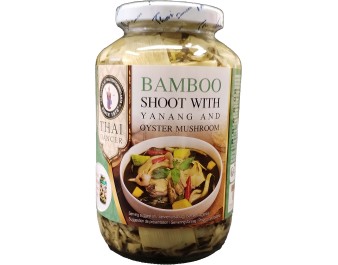 POUSSES DE BAMBOU AIGRE AVEC YANANG ET CHAMPIGNON D’HUITRE