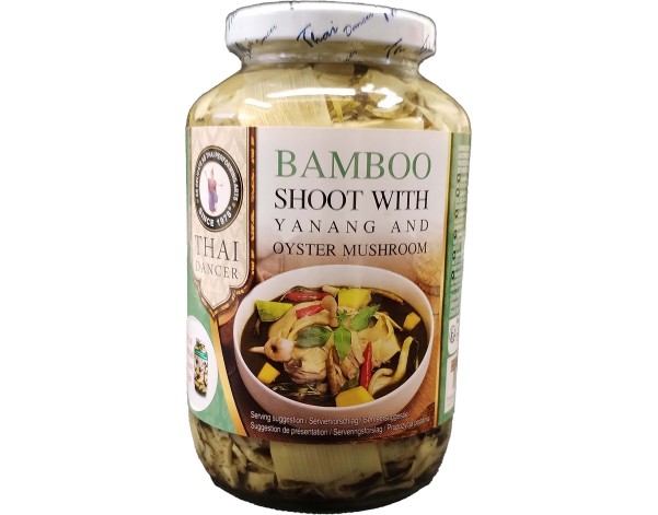 POUSSES DE BAMBOU AIGRE AVEC YANANG ET CHAMPIGNON D’HUITRE