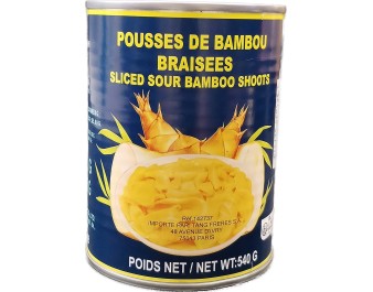 POUSSES DE BAMBOU AIGRE EN LAMELLES