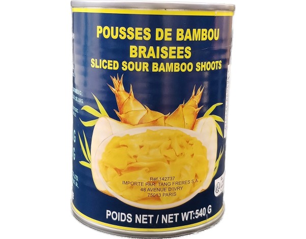 POUSSES DE BAMBOU AIGRE EN LAMELLES