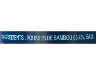 POUSSES DE BAMBOU EN FILAMENTS AU NATUREL