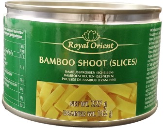 POUSSES DE BAMBOU EN LAMELLE AU NATUREL
