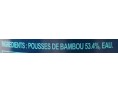 POUSSES DE BAMBOU EN LAMELLES AU NATUREL