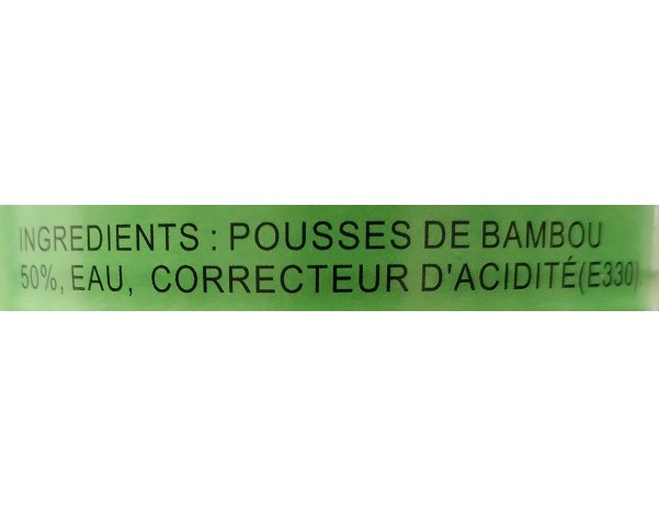 POUSSES DE BAMBOU TIP AU NATUREL