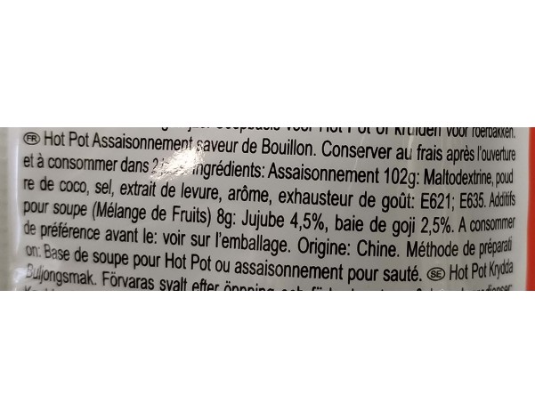 PREPARATION POUR FONDUE AU BOUILLON
