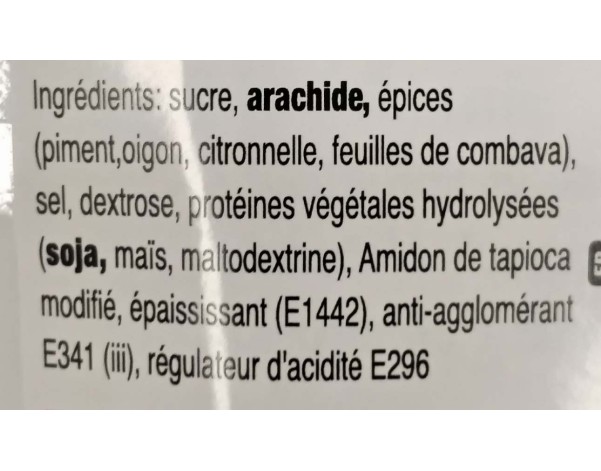PREPARATION POUR SAUCE SATE