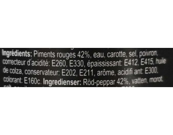 PUREE DE PIMENT