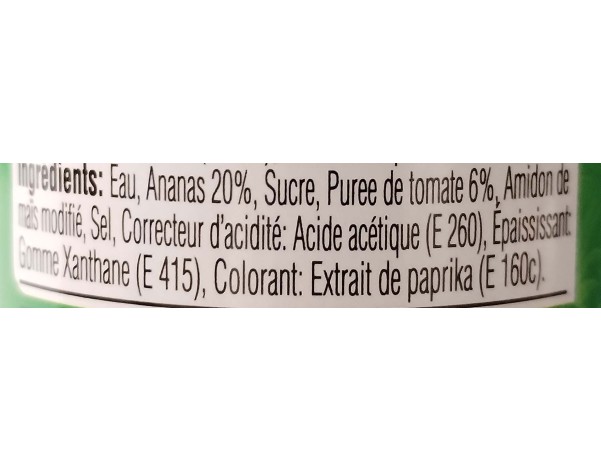 SAUCE AIGRE DOUCE
