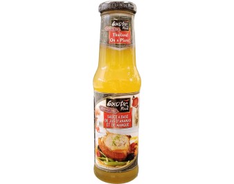 SAUCE AU JUS D’ANANAS ET DE MANGUE