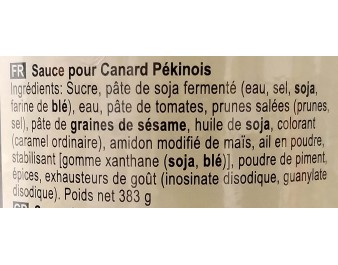 SAUCE CANARD LAQUE