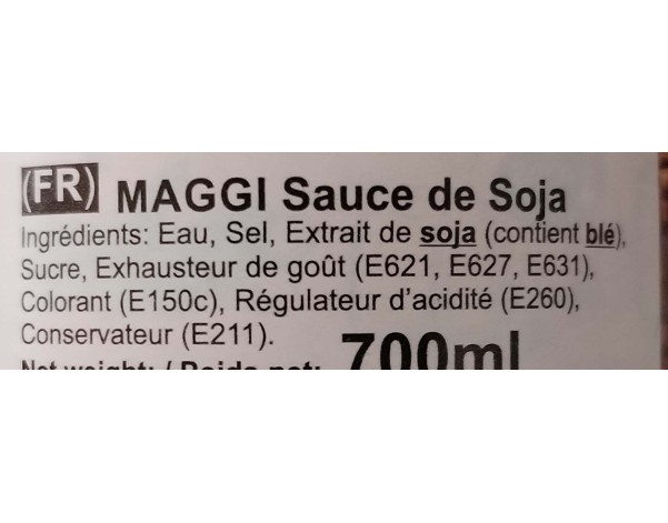 SAUCE DE SOJA
