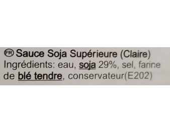 SAUCE DE SOJA