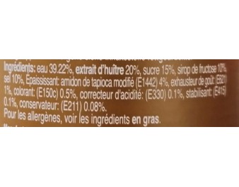 SAUCE HUITRE