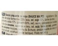 SAUCE PIQUANTE AU SOJA