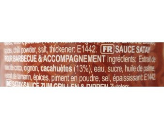 SAUCE SATE BARBECUE