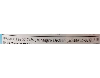 VINAIGRE BLANC 5°