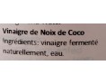 VINAIGRE DE NOIX DE COCO 4.5°