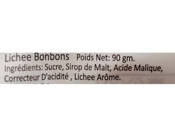 BONBON AU LYCHEE