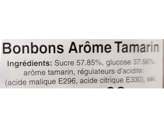 BONBON AU TAMARIN