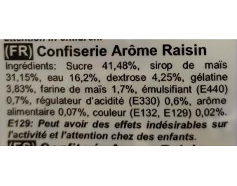 BONBON MARSHMALLOW RAISIN