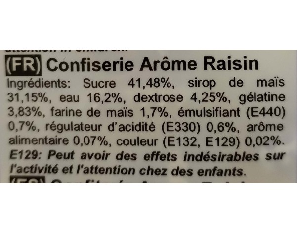 BONBON MARSHMALLOW RAISIN