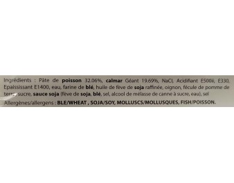 BOUCHEE AU CALAMAR GEANT 40 P. ****