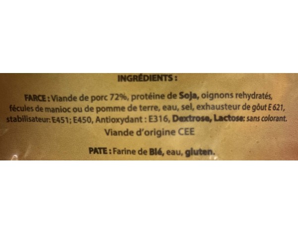 BOUCHEE AU PORC 20 P. ****