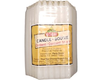 BOUGIE BLANCHE 51 P.