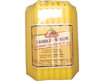 BOUGIE JAUNE 51 P.