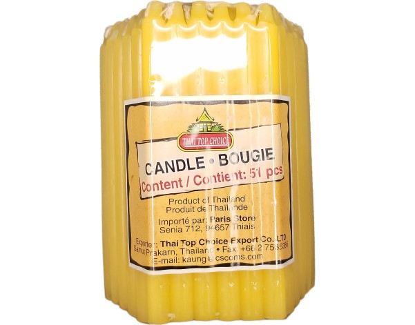BOUGIE JAUNE 51 P.