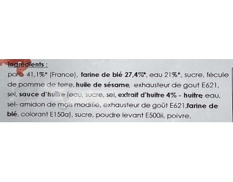 BRIOCHE A LA VIANDE DE PORC LAQUE 10 P. ****