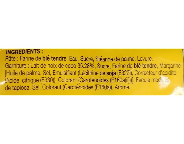 BRIOCHE AU LAIT DE NOIX DE COCO 6 P. ****