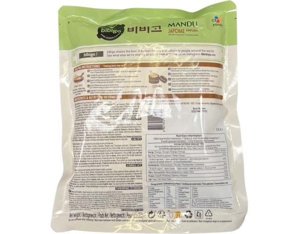 RAVIOLIS LEGUMES JAPCHAE 10 P. ****