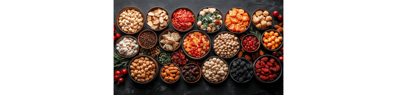 Fruits en conserve, confitures & desserts