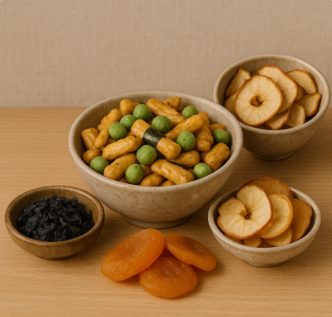Snacks & fruits secs