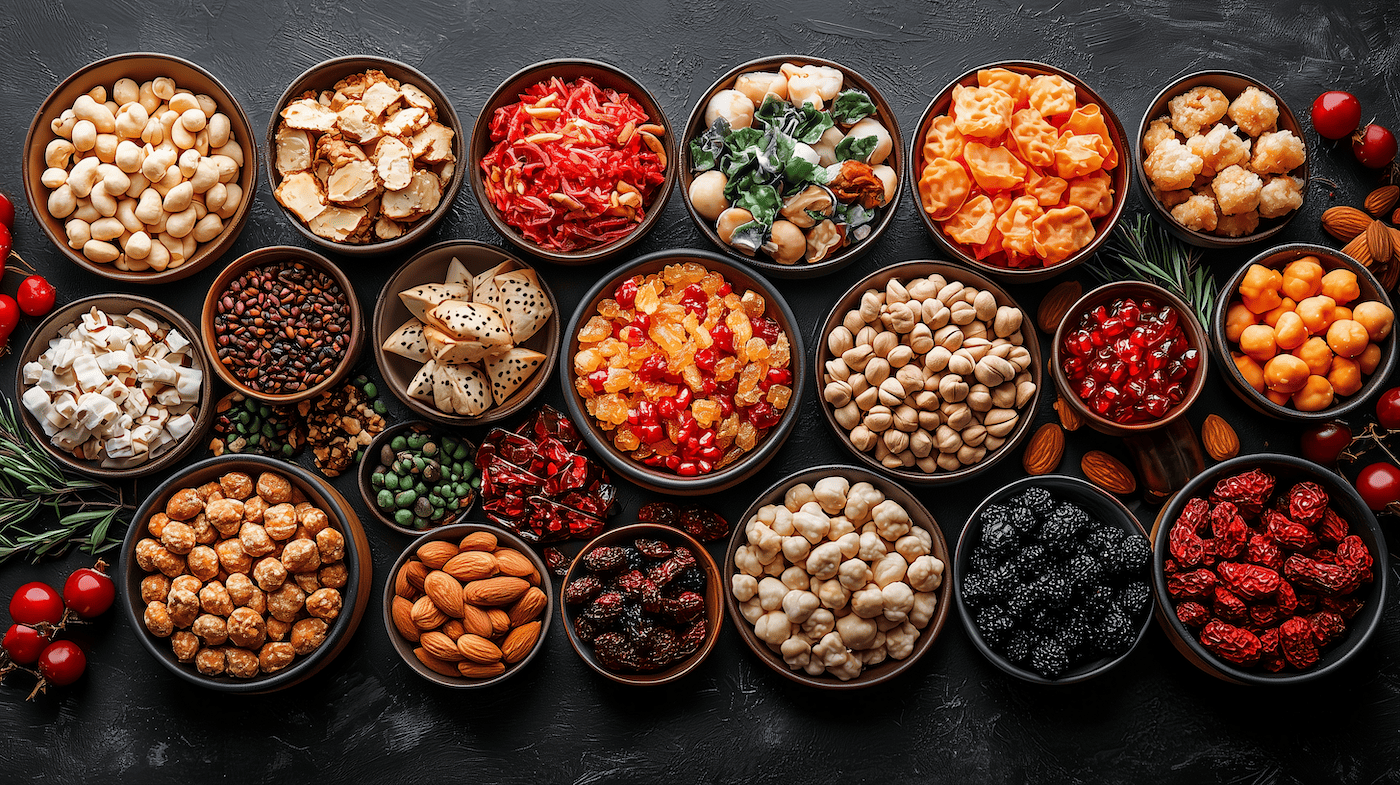 Fruits en conserve, confitures & desserts
